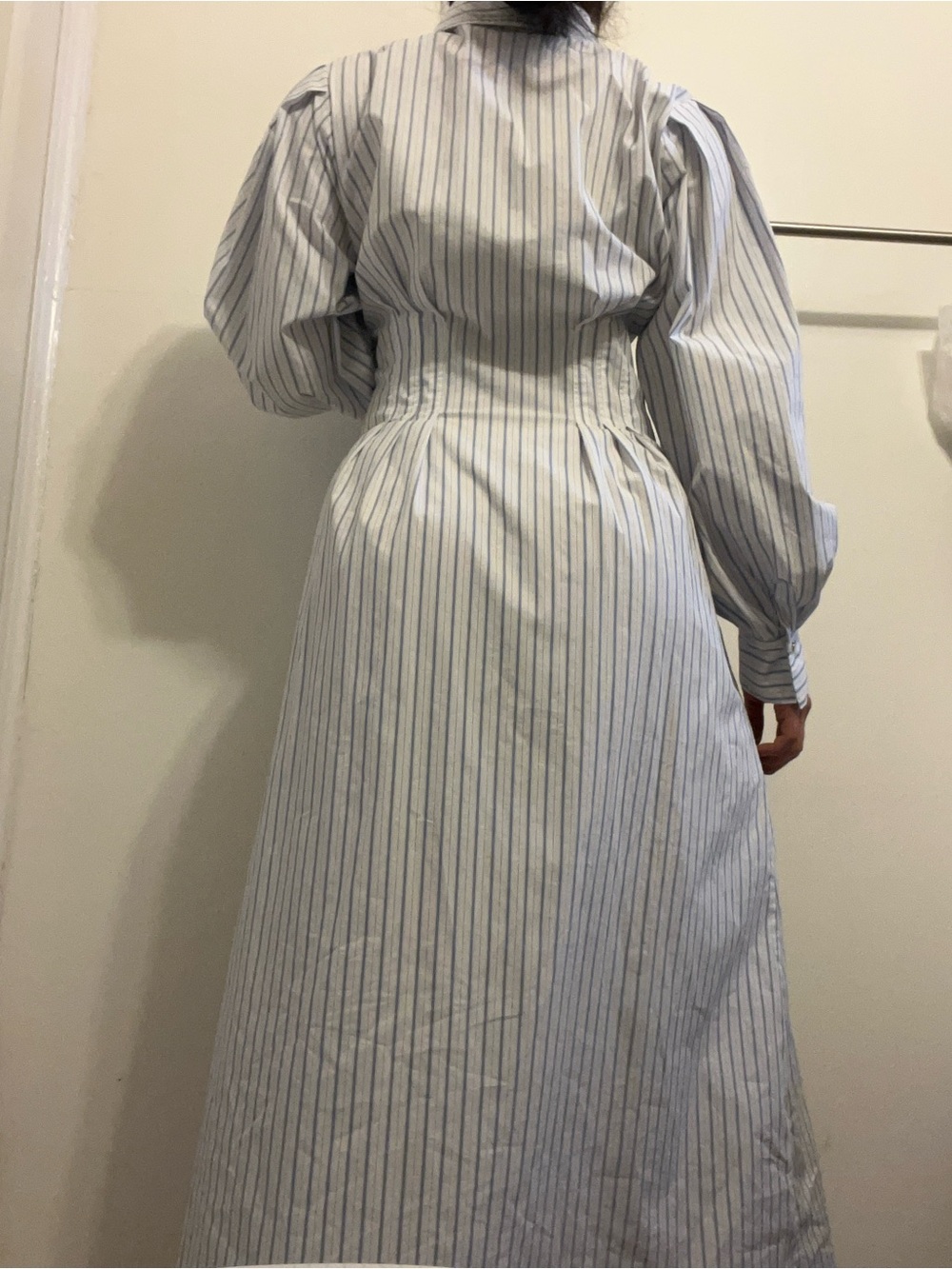 AG26 Tuckernuck French Blue Stripe Corinne Dress - Picture 9 of 12